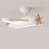 Creative airplane children's room ceiling lamp