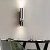Nordic minimalist double head rotatable bedroom bedside wall lamp