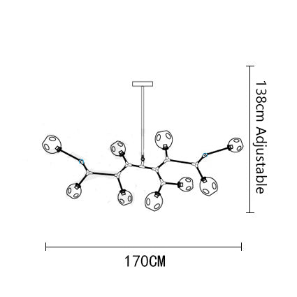 Designer Persönlichkeit Molekül Zauberbohnen Kronleuchter