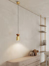 All copper bedroom bedside chandelier