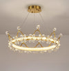 Creative Crown Crystal Bedroom Chandelier