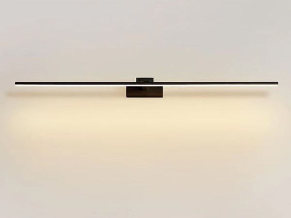 Simple LED retractable mirror front wall lamp