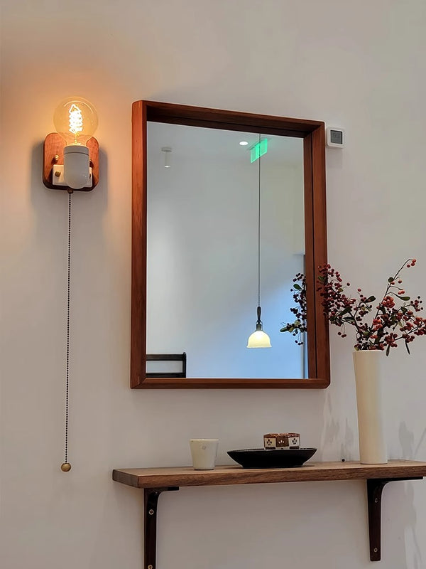 Applique murale de chevet rétro en céramique pour couloir