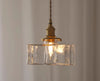 Japanese style vintage brass glass dining room bedroom Pendant light