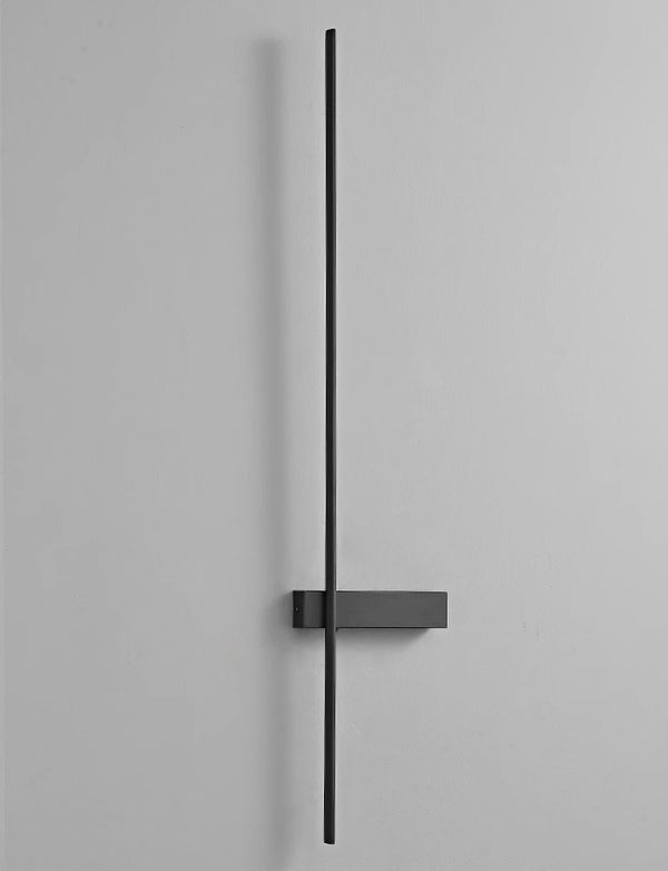 Minimalist all-copper long strip wall lamp