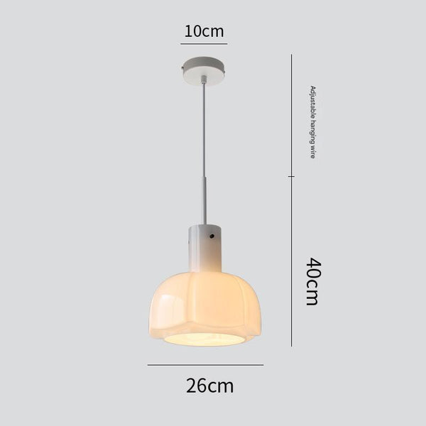 Creative flower bud glass chandelier