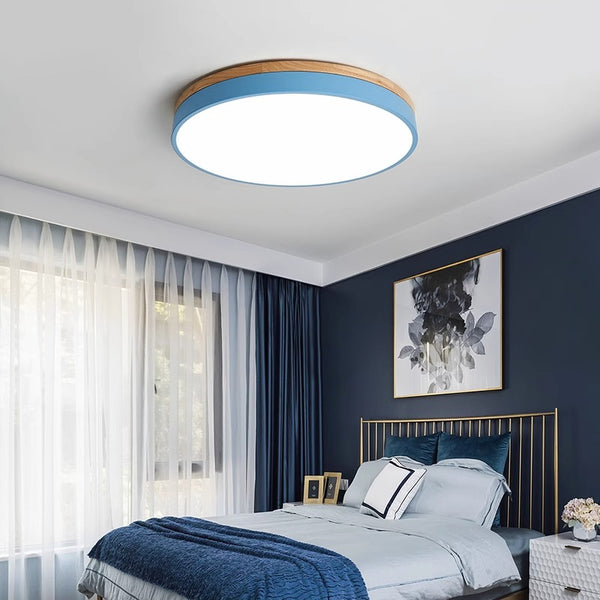 LED-Deckenleuchte Macaron für Schlafzimmer