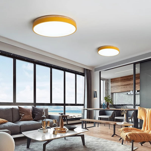 LED-Deckenleuchte Macaron für Schlafzimmer