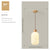 Japanese style solid wood glass restaurant bar Pendant light