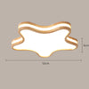 LED children's room solid wood ceiling lamp
