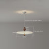 Cream style walnut grain dining room pendant light