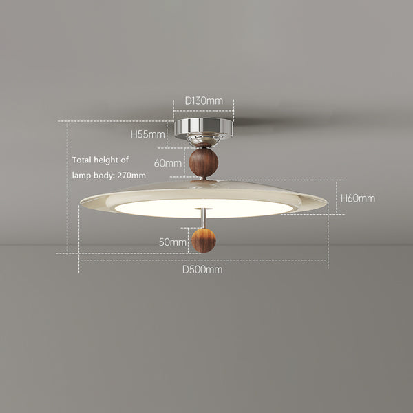 French cream style bedroom ceiling lamp