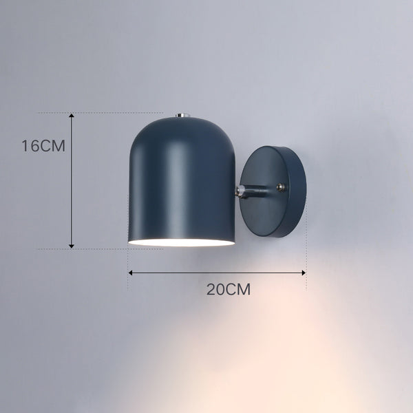 Nordic creative macaron living room bedroom LED wall lamp