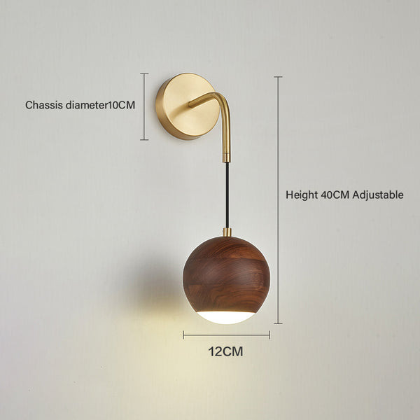 Applique murale de luxe de style chinois pour chambre à coucher