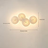 Creative ceramic lotus leaf wall lamp