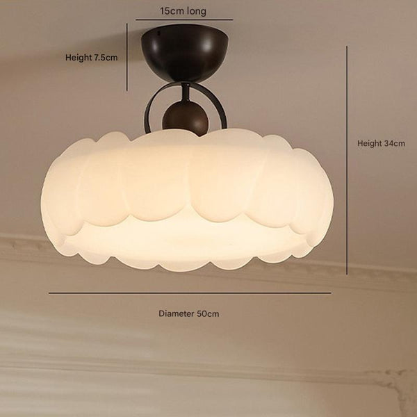 Vintage cream style children's room bedroom ceiling lamp