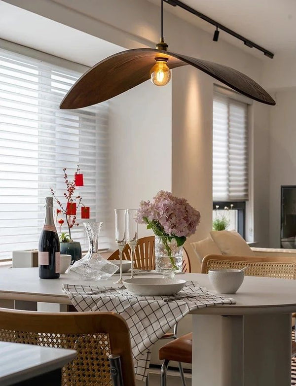 Suspension de salle à manger de style wabi-sabi