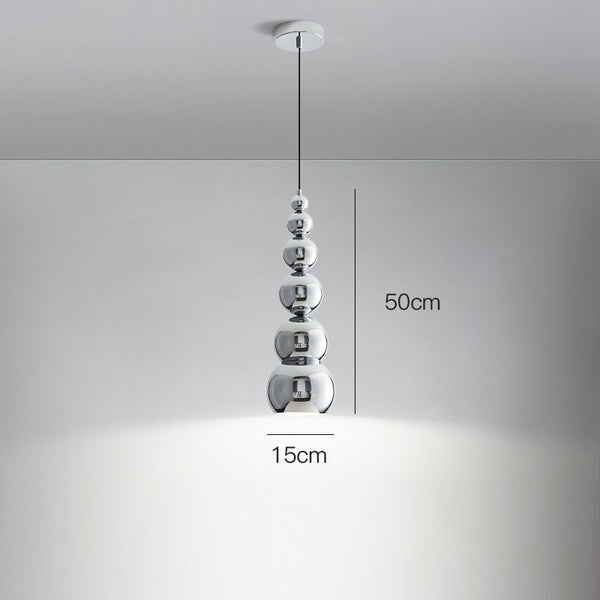 Lustre Bauhaus en forme de gourde