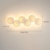 Creative ceramic lotus leaf wall lamp