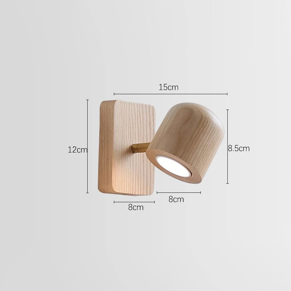 350 Grad drehbare Spotlight-Wandleuchte