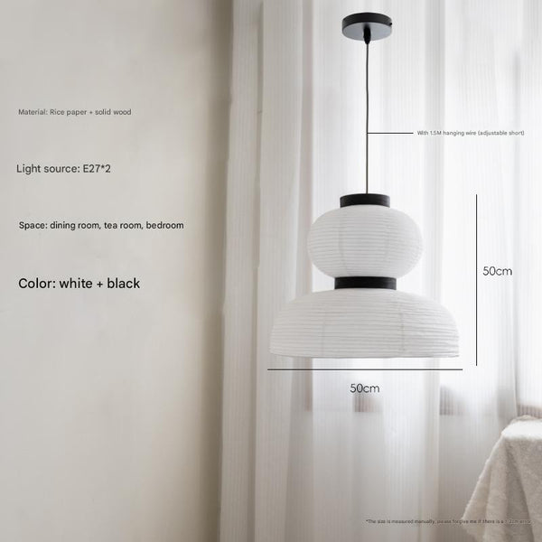 Japanese style rice paper bedroom restaurant bar chandelier