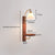 Vintage wabi-sabi cream style bedroom living room storage atmosphere wall lamp
