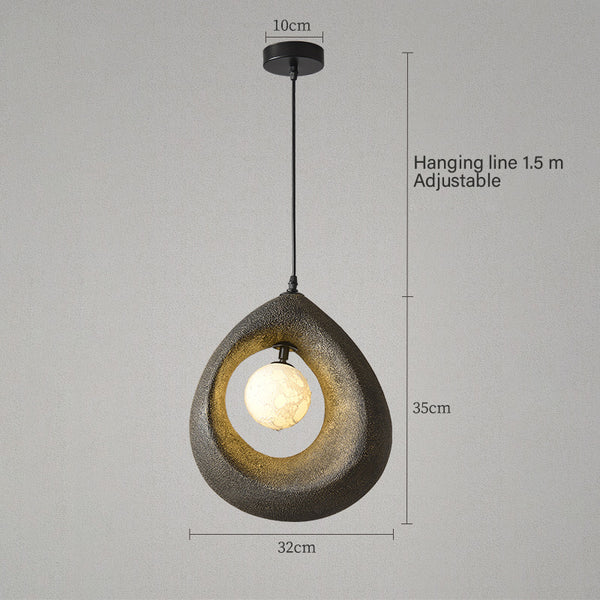 Japanese creative water drop chandelier