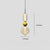 Nordic bedroom bedside glass chandelier