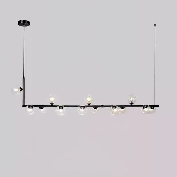 Nordic restaurant bar glass pendant light