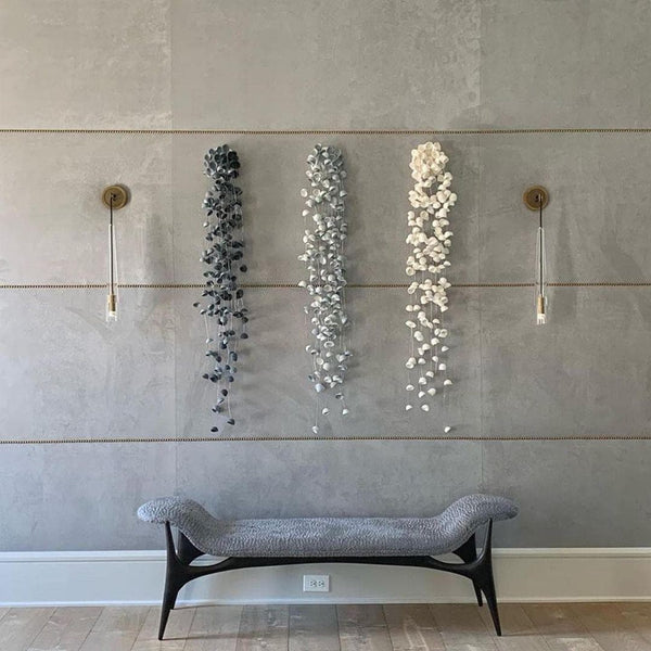 Nordic copper glass bedroom wall lamp