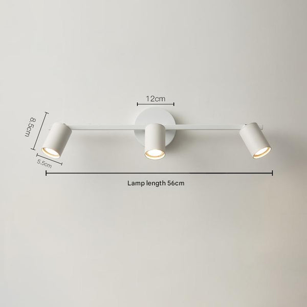 Rotatable LED bathroom wall light