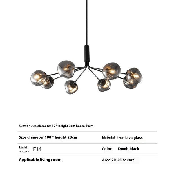 Creative Lava Molecule Chandelier