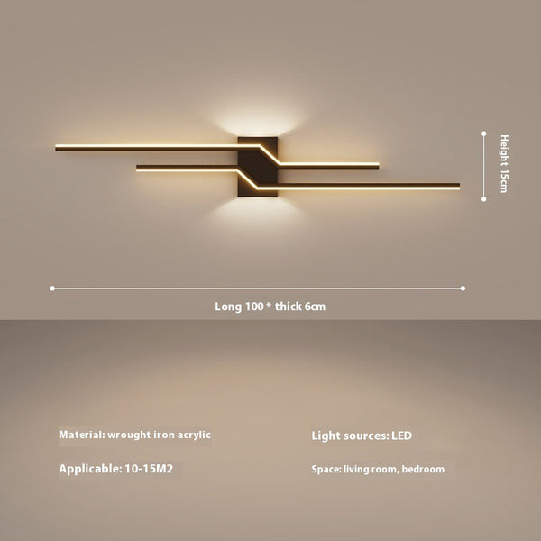 Bande lumineuse murale moderne