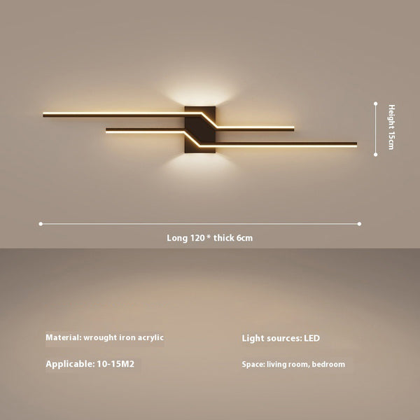 Bande lumineuse murale moderne