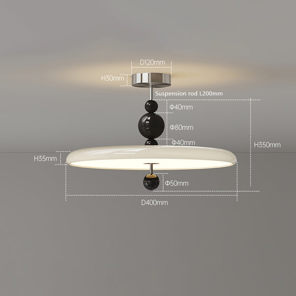 French cream style bedroom ceiling lamp