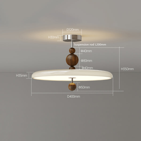 French cream style bedroom ceiling lamp