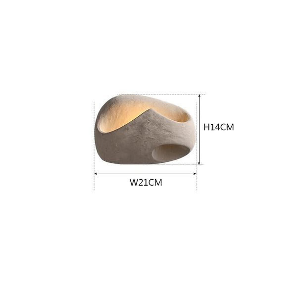 Wabi-sabi style wall lamp