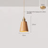 Solid wood all-copper small chandelier