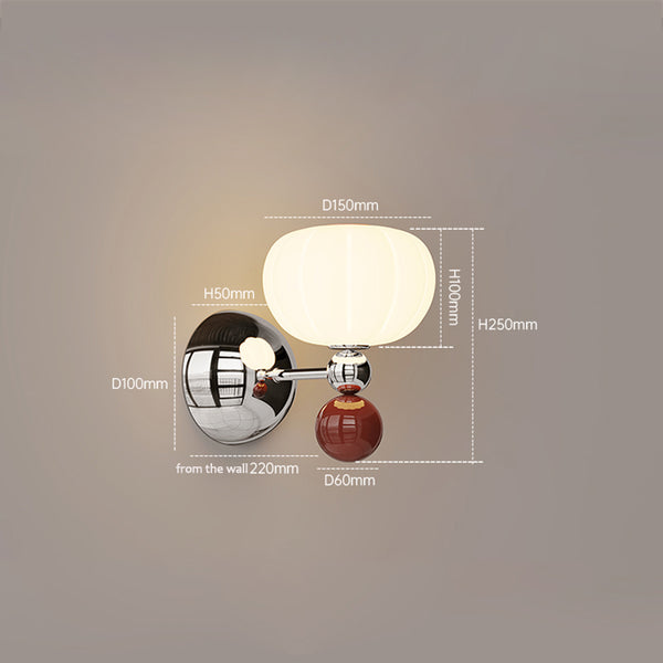 Lampe de chevet murale rétro