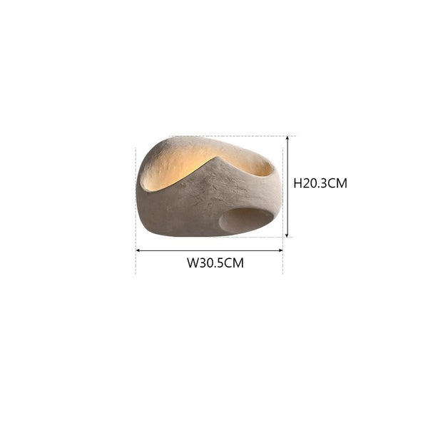 Wabi-sabi style wall lamp