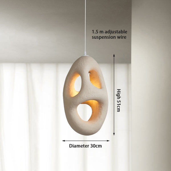 Japanese retro hollow chandelier