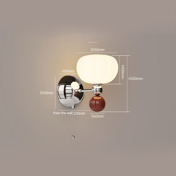 Lampe de chevet murale rétro