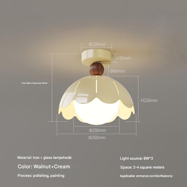 Medieval Cream Style Corridor Aisle Ceiling Lamp