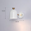 Nordic creative macaron living room bedroom LED wall lamp