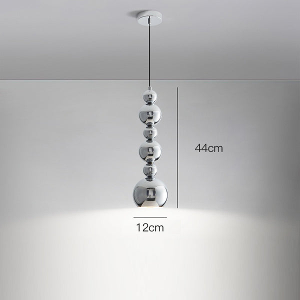 Lustre Bauhaus en forme de gourde