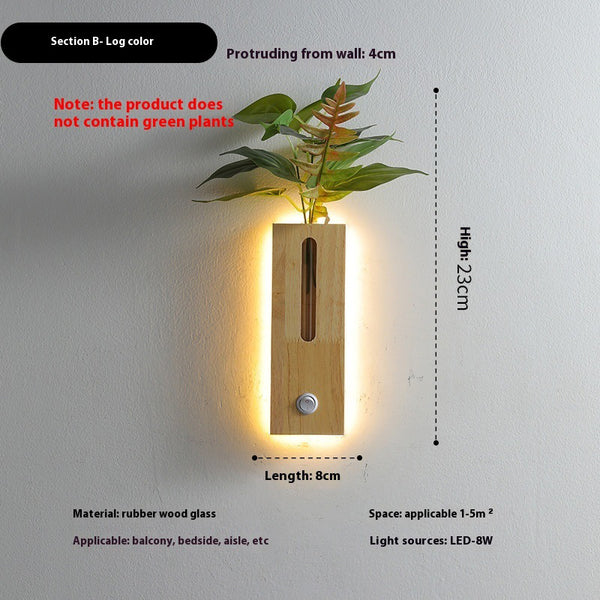 Nordische Schlafzimmerwandlampe