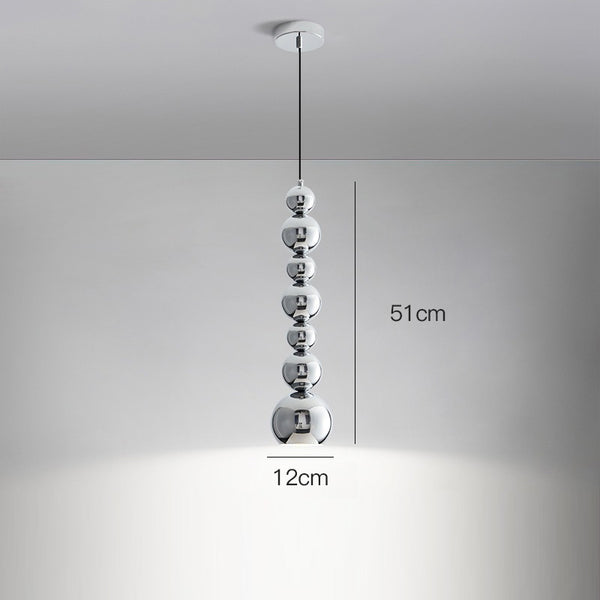 Lustre Bauhaus en forme de gourde