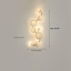 Creative ceramic lotus leaf wall lamp