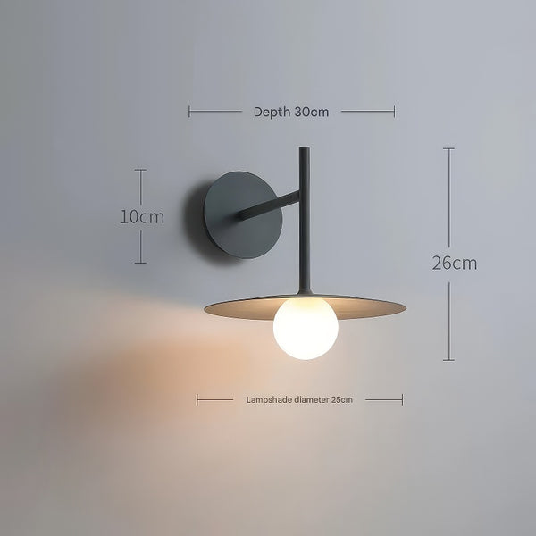 Applique murale créative en forme de soucoupe volante