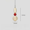 Nordic bedroom bedside glass chandelier